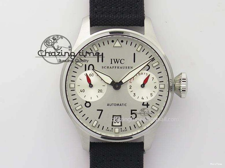 MIROTIME 0426 Big Pilot Real PR IW500432 DFB Limited Edition ZF 1:1 Best Edition On Black Nylon Strap A Fashionable 7276